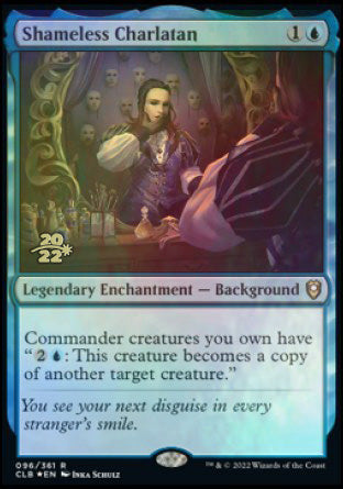 Shameless Charlatan [Commander Legends: Battle for Baldur's Gate Prerelease Promos] | Game Grid - Logan