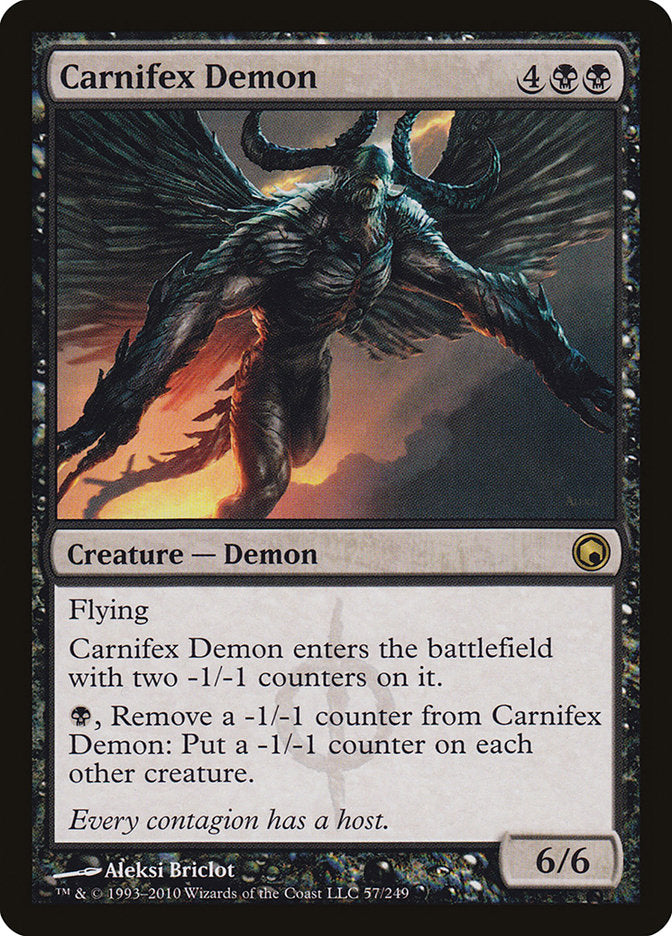 Carnifex Demon [Scars of Mirrodin] | Game Grid - Logan