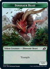 Dinosaur Beast // Human Soldier (004) Double-Sided Token [Ikoria: Lair of Behemoths Tokens] | Game Grid - Logan