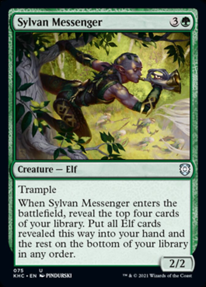 Sylvan Messenger [Kaldheim Commander] | Game Grid - Logan