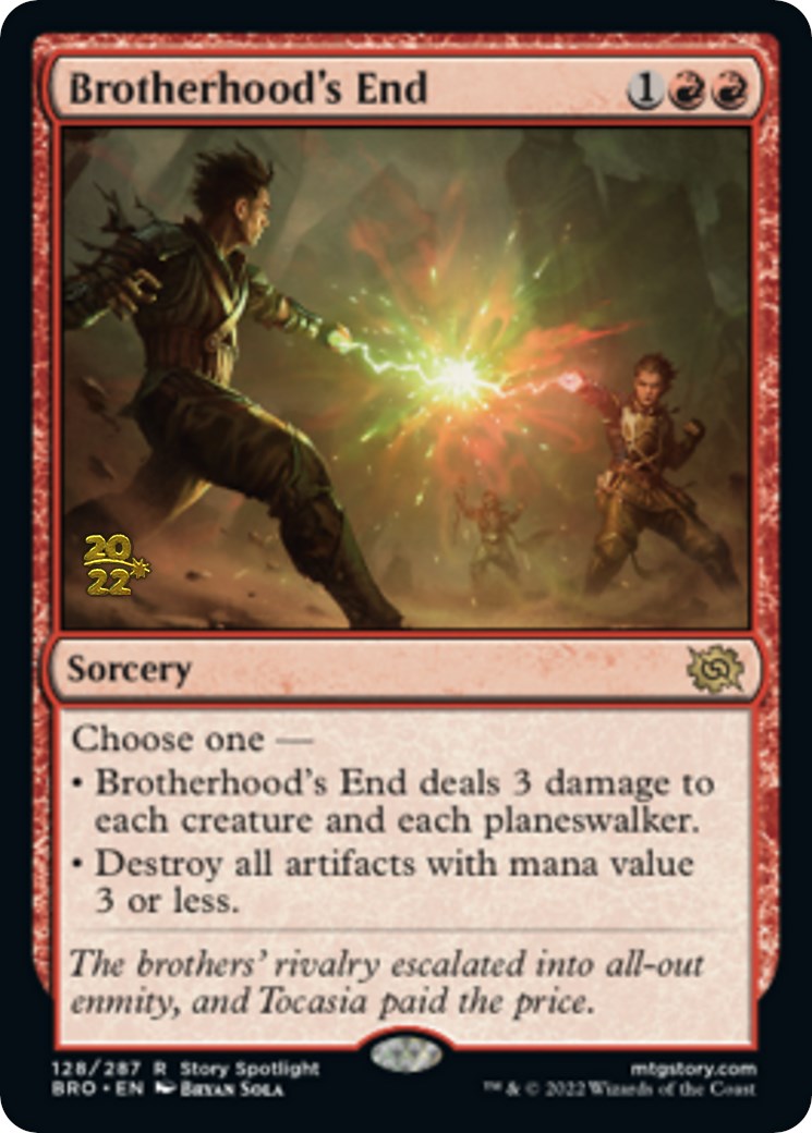 Brotherhood's End [The Brothers' War Prerelease Promos] | Game Grid - Logan