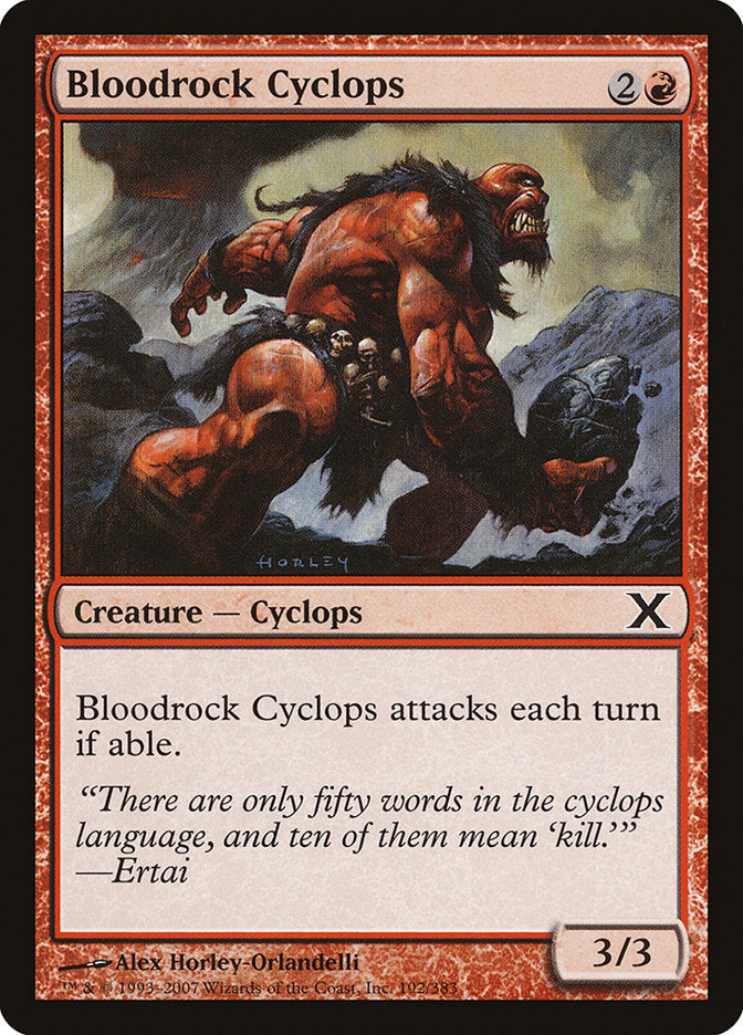 Bloodrock Cyclops [Tenth Edition] | Game Grid - Logan