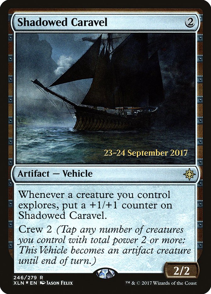 Shadowed Caravel [Ixalan Prerelease Promos] | Game Grid - Logan