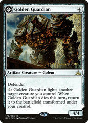 Golden Guardian // Gold-Forge Garrison [Rivals of Ixalan Prerelease Promos] | Game Grid - Logan