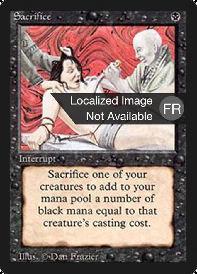 Sacrifice [Foreign Black Border] | Game Grid - Logan