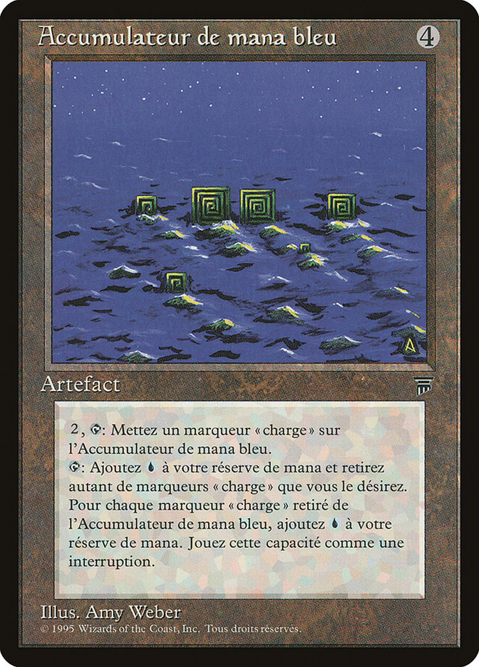 Blue Mana Battery (French) - "Accumulateur de mana bleu" [Renaissance] | Game Grid - Logan