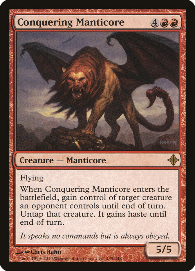 Conquering Manticore [Rise of the Eldrazi] | Game Grid - Logan