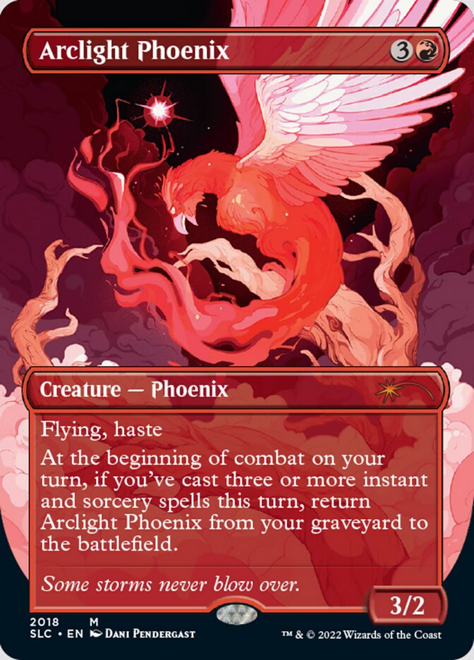 Arclight Phoenix (Borderless) [Secret Lair 30th Anniversary Countdown Kit] | Game Grid - Logan