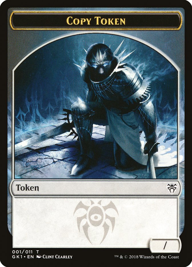 Copy // Horror Double-Sided Token [Guilds of Ravnica Guild Kit Tokens] | Game Grid - Logan