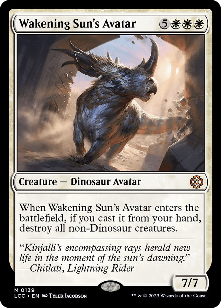 Wakening Sun's Avatar [The Lost Caverns of Ixalan Commander] | Game Grid - Logan