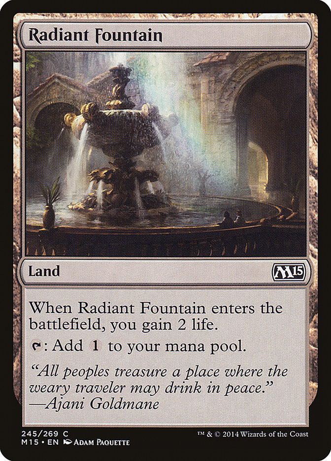 Radiant Fountain [Magic 2015] | Game Grid - Logan