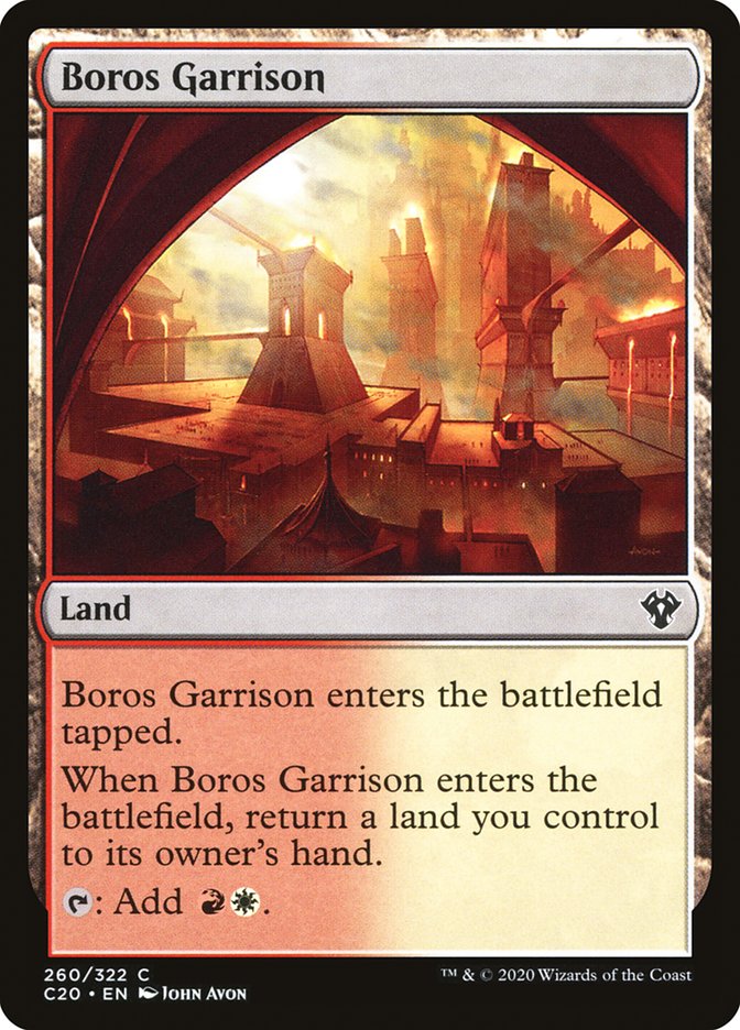 Boros Garrison [Commander 2020] | Game Grid - Logan