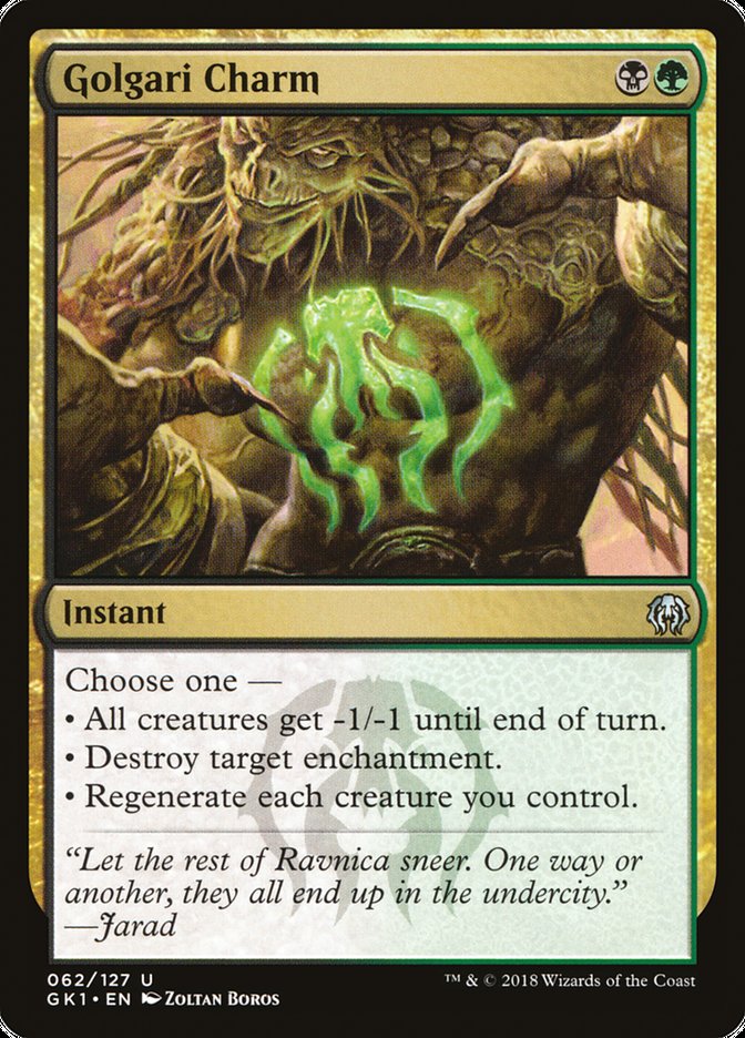 Golgari Charm [Guilds of Ravnica Guild Kit] | Game Grid - Logan