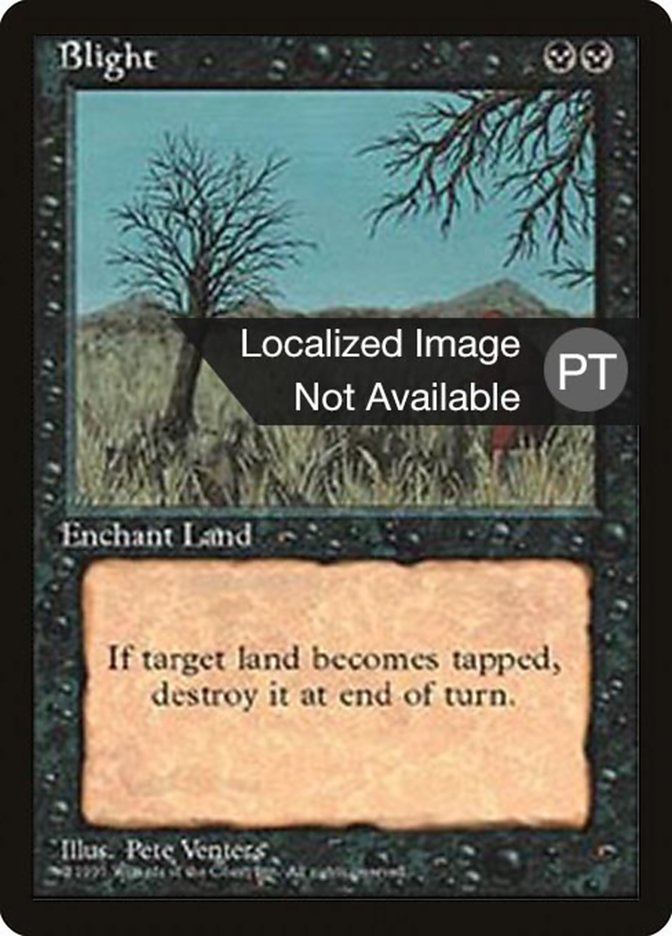 Blight [Fourth Edition (Foreign Black Border)] | Game Grid - Logan