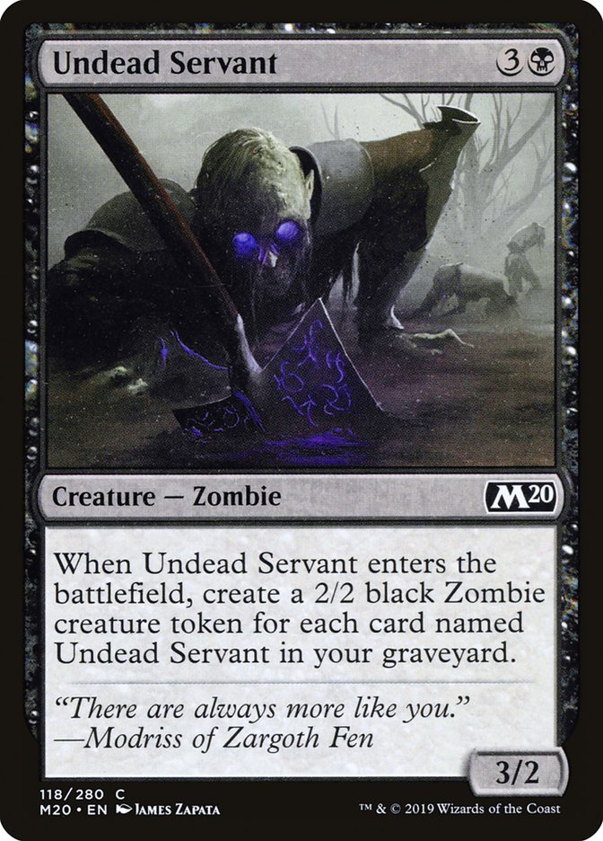 Undead Servant [Core Set 2020] | Game Grid - Logan