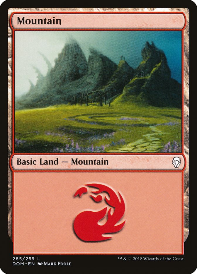 Mountain (265) [Dominaria] | Game Grid - Logan
