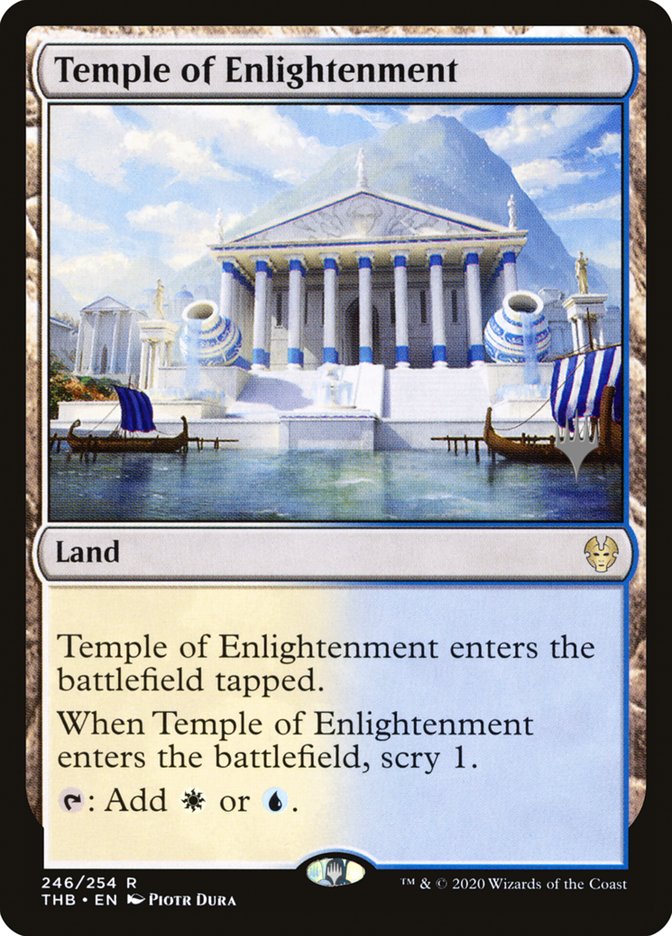 Temple of Enlightenment (Promo Pack) [Theros Beyond Death Promos] | Game Grid - Logan