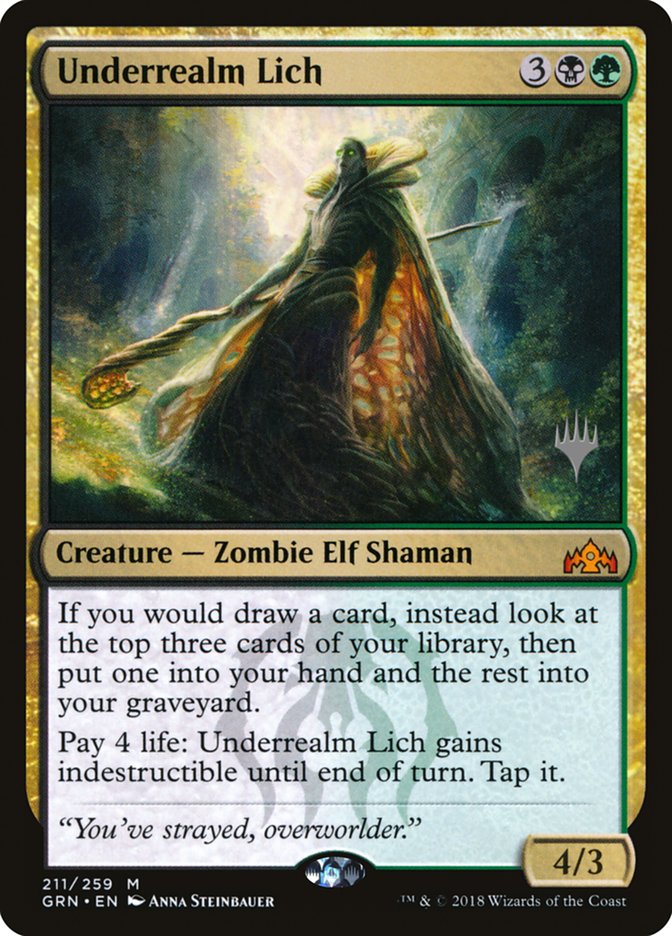 Underrealm Lich [Guilds of Ravnica Promos] | Game Grid - Logan