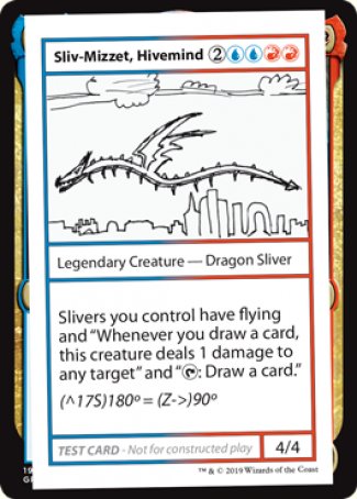 Sliv-Mizzet, Hivemind (2021 Edition) [Mystery Booster Playtest Cards] | Game Grid - Logan