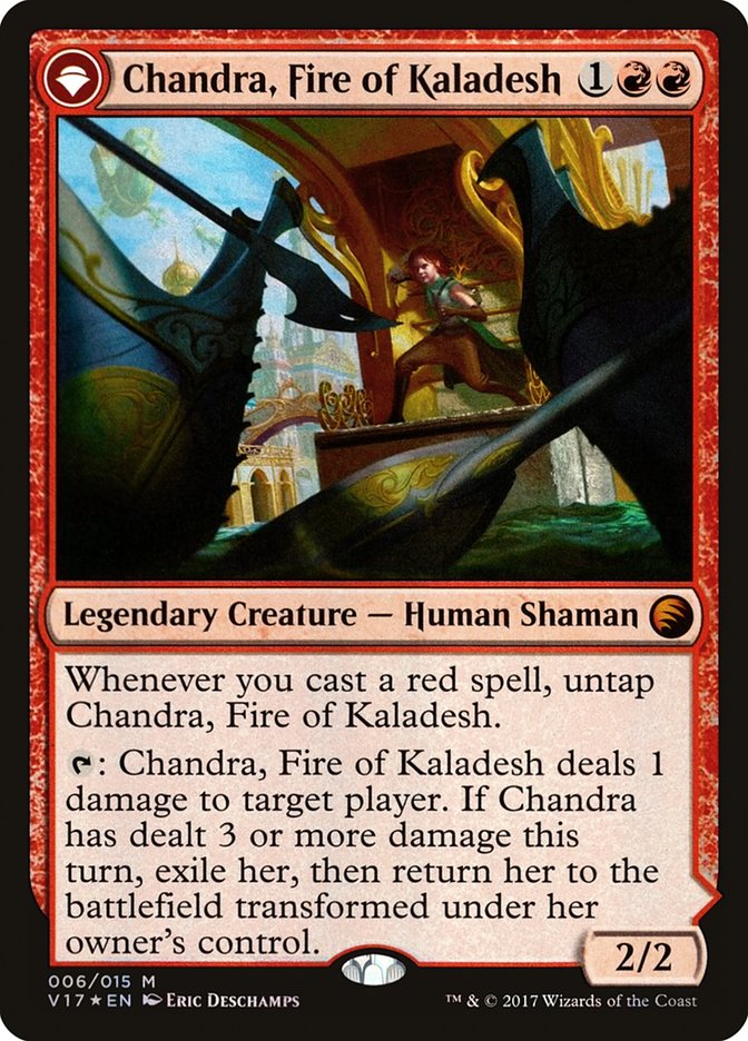 Chandra, Fire of Kaladesh // Chandra, Roaring Flame [From the Vault: Transform] | Game Grid - Logan