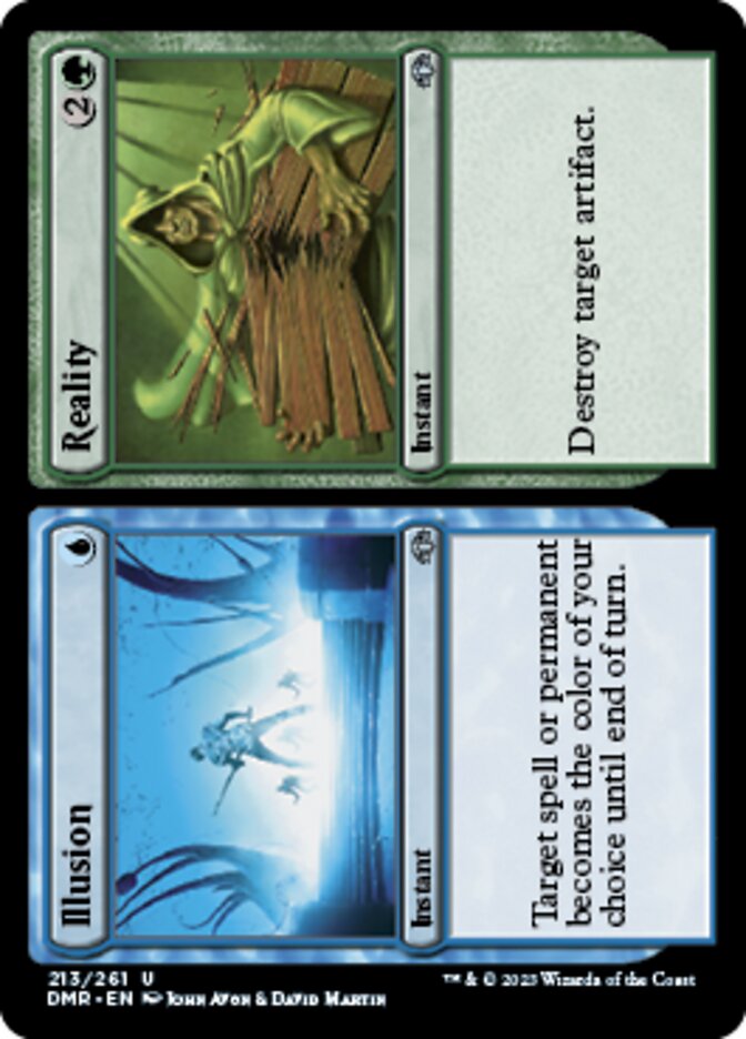 Illusion // Reality [Dominaria Remastered] | Game Grid - Logan