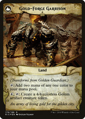 Golden Guardian // Gold-Forge Garrison [Rivals of Ixalan Prerelease Promos] | Game Grid - Logan