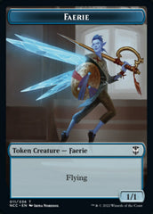 Faerie // Rogue Double-Sided Token [Streets of New Capenna Commander Tokens] | Game Grid - Logan