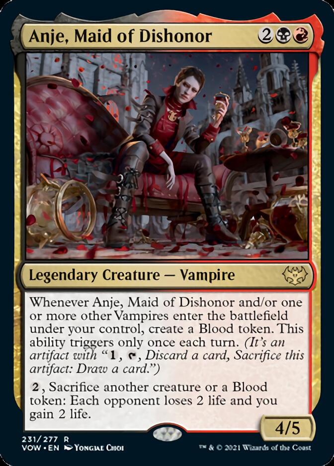 Anje, Maid of Dishonor [Innistrad: Crimson Vow] | Game Grid - Logan