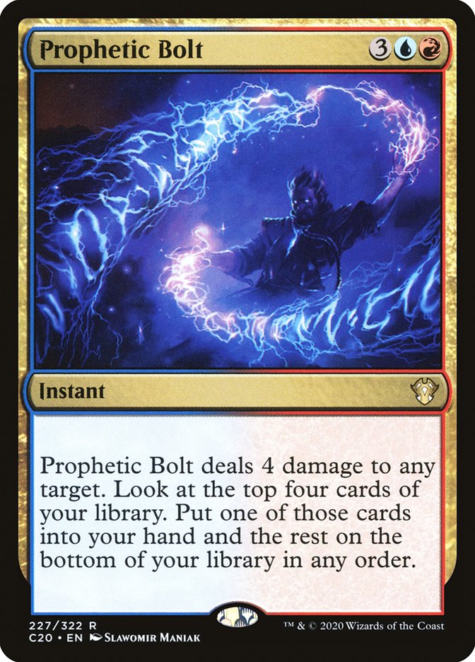 Prophetic Bolt [Commander 2020] | Game Grid - Logan