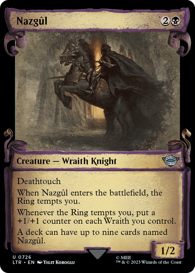 Nazgul (0726) [The Lord of the Rings: Tales of Middle-Earth Showcase Scrolls] | Game Grid - Logan