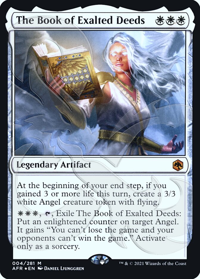 The Book of Exalted Deeds (Ampersand Promo) [Dungeons & Dragons: Adventures in the Forgotten Realms Promos] | Game Grid - Logan