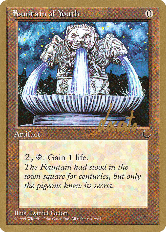 Fountain of Youth (Michael Loconto) [Pro Tour Collector Set] | Game Grid - Logan