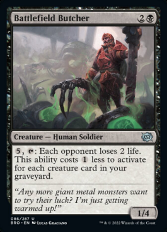 Battlefield Butcher [The Brothers' War] | Game Grid - Logan