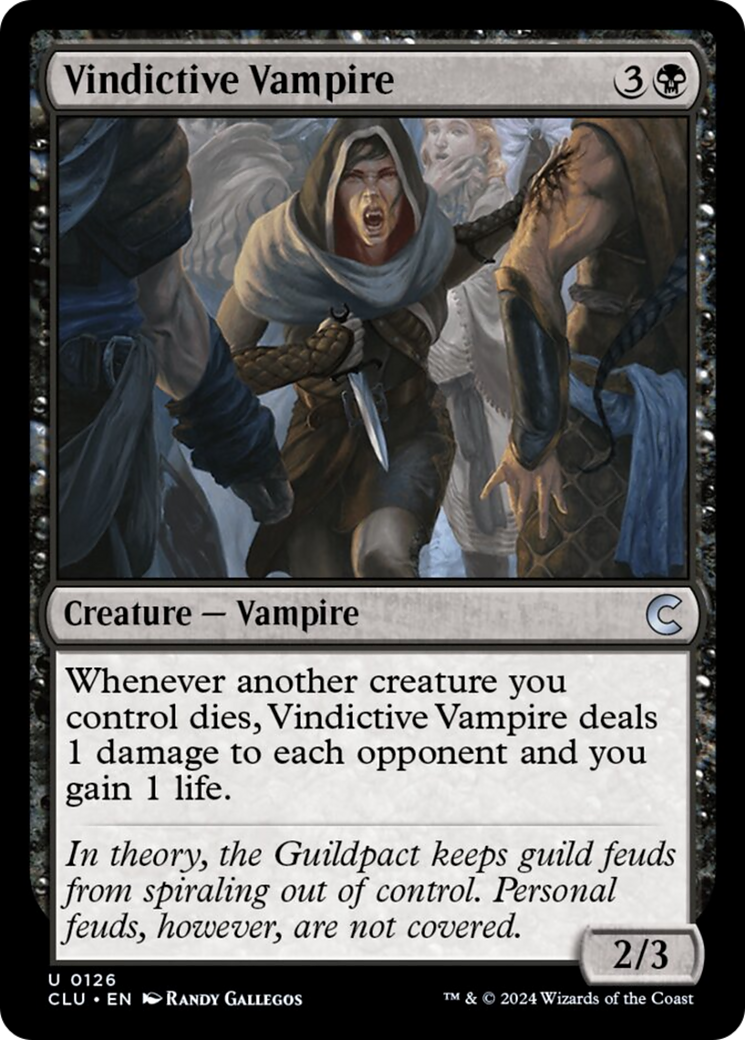 Vindictive Vampire [Ravnica: Clue Edition] | Game Grid - Logan