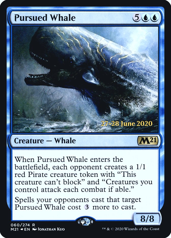 Pursued Whale [Core Set 2021 Prerelease Promos] | Game Grid - Logan