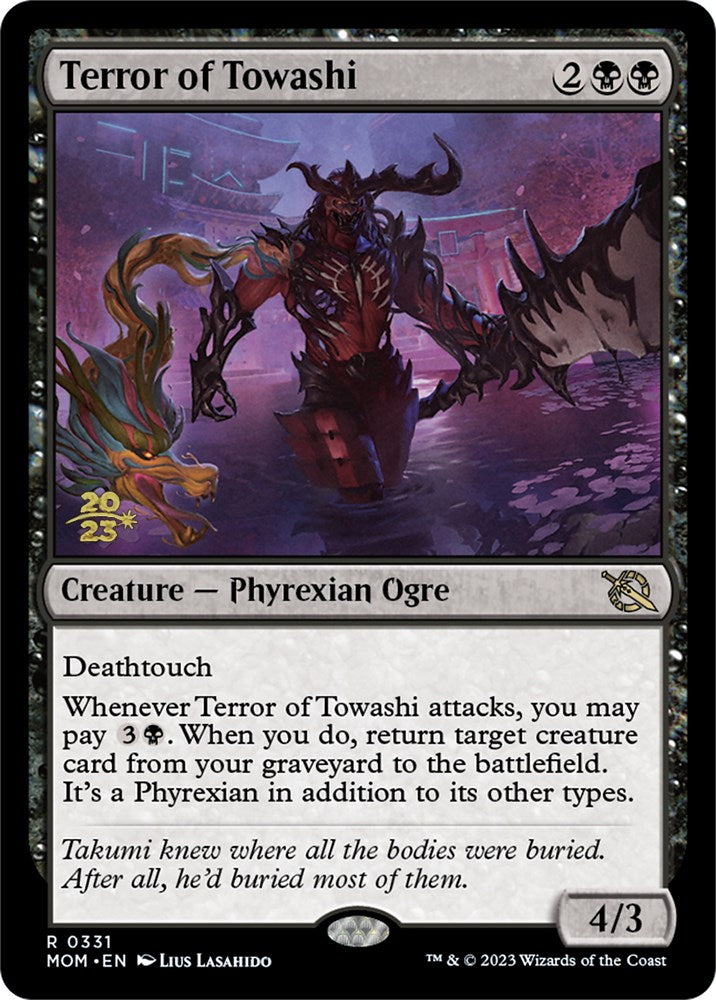 Terror of Towashi [March of the Machine Prerelease Promos] | Game Grid - Logan