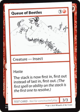 Queue of Beetles (2021 Edition) [Mystery Booster Playtest Cards] | Game Grid - Logan