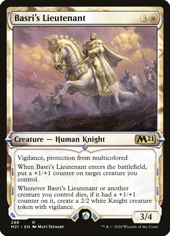 Basri's Lieutenant (Showcase) [Core Set 2021] | Game Grid - Logan