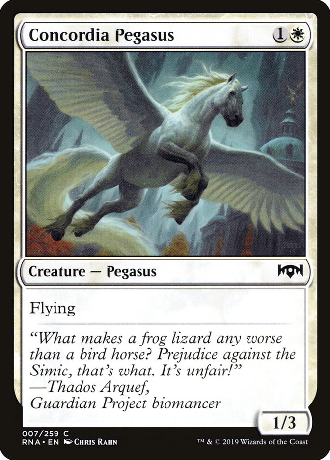 Concordia Pegasus [Ravnica Allegiance] | Game Grid - Logan