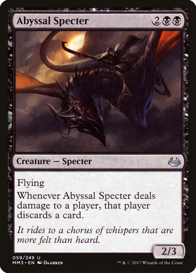 Abyssal Specter [Modern Masters 2017] | Game Grid - Logan