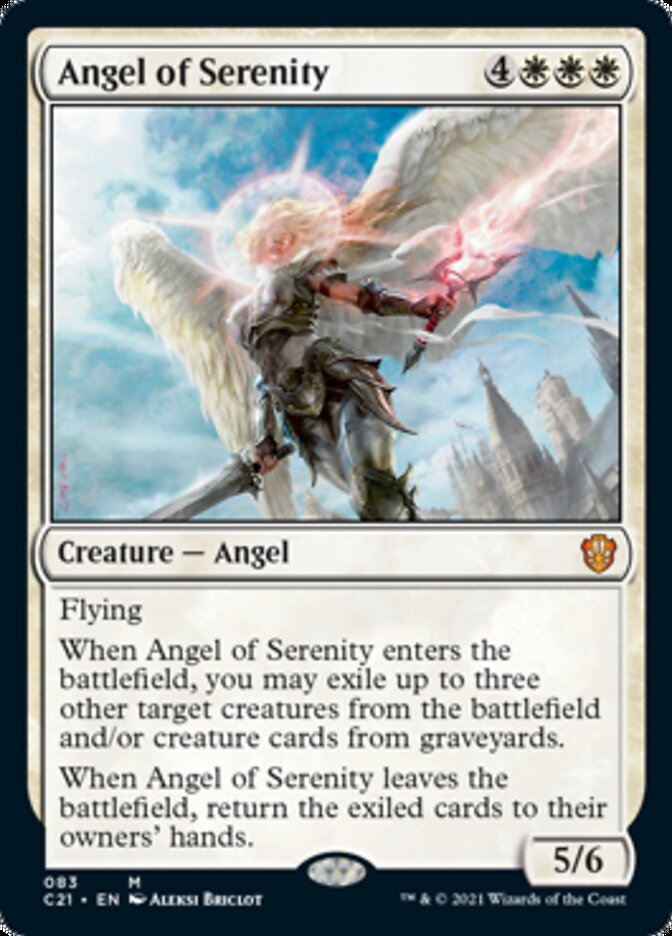 Angel of Serenity [Commander 2021] | Game Grid - Logan