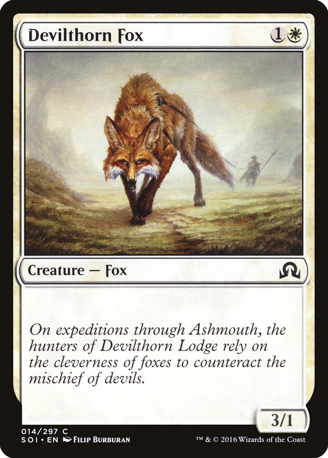 Devilthorn Fox [Shadows over Innistrad] | Game Grid - Logan