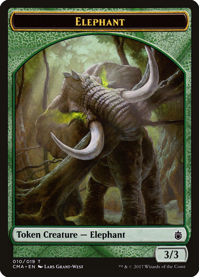 Elephant Token [Commander Anthology Tokens] | Game Grid - Logan