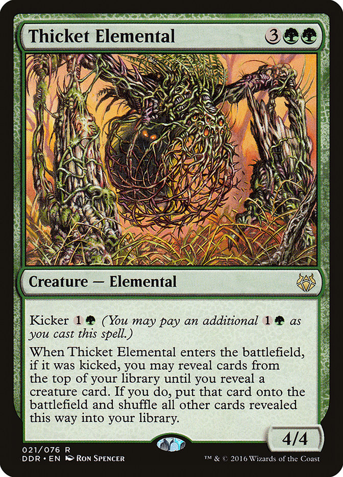 Thicket Elemental [Duel Decks: Nissa vs. Ob Nixilis] | Game Grid - Logan