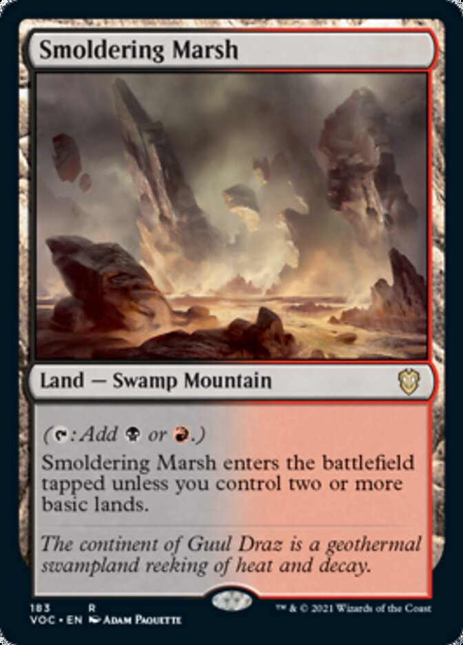 Smoldering Marsh [Innistrad: Crimson Vow Commander] | Game Grid - Logan