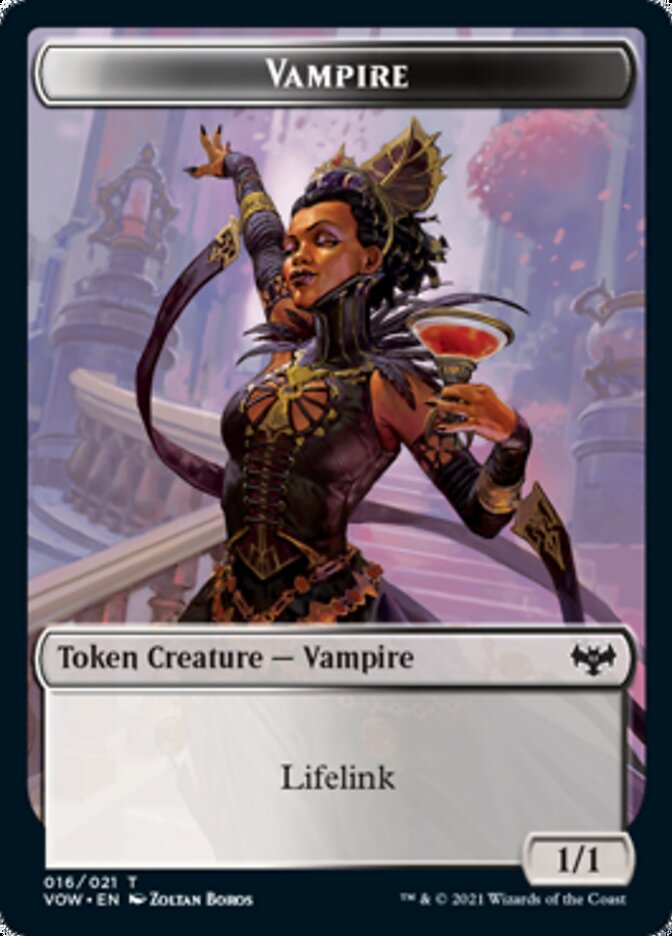 Vampire Token (016) [Innistrad: Crimson Vow Tokens] | Game Grid - Logan