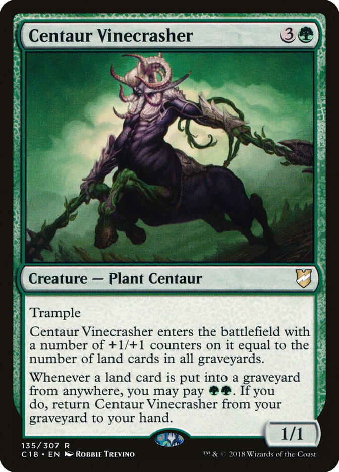 Centaur Vinecrasher [Commander 2018] | Game Grid - Logan