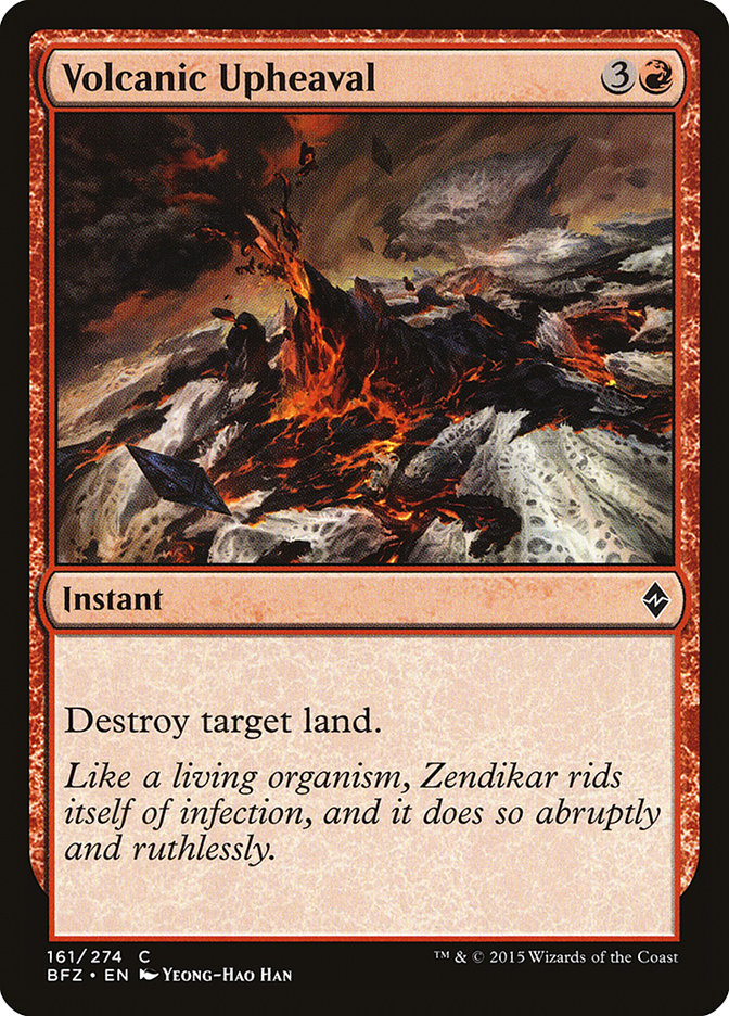 Volcanic Upheaval [Battle for Zendikar] | Game Grid - Logan