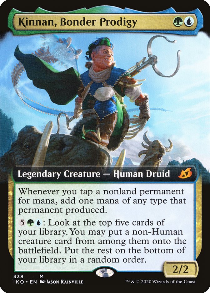 Kinnan, Bonder Prodigy (Extended Art) [Ikoria: Lair of Behemoths] | Game Grid - Logan