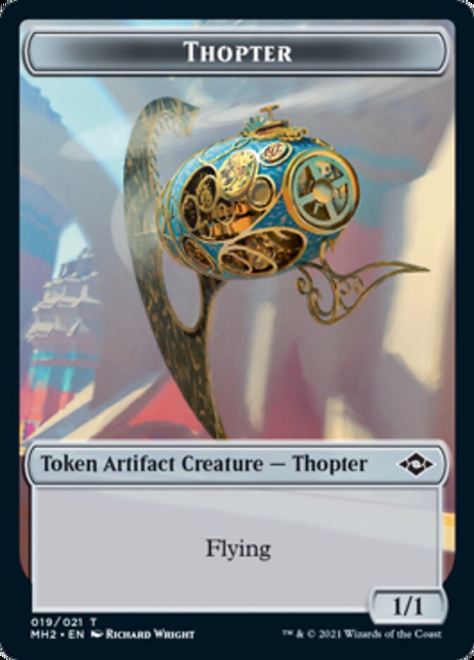 Thopter // Treasure (21) Double-Sided Token [Modern Horizons 2 Tokens] | Game Grid - Logan